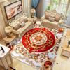 Red Luxury European Style Large Rugs for Living Room Parlor Sofa Area Carpets Non-slip Easy Cleaning Bedroom Floor Mat 200x300cm