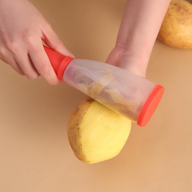 Household Apple & Pear Peeler with Thin Skin Scraper