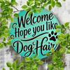 Funny Dog Sign Metal Wall Art Vintage Home Decor Pet Lover Gift