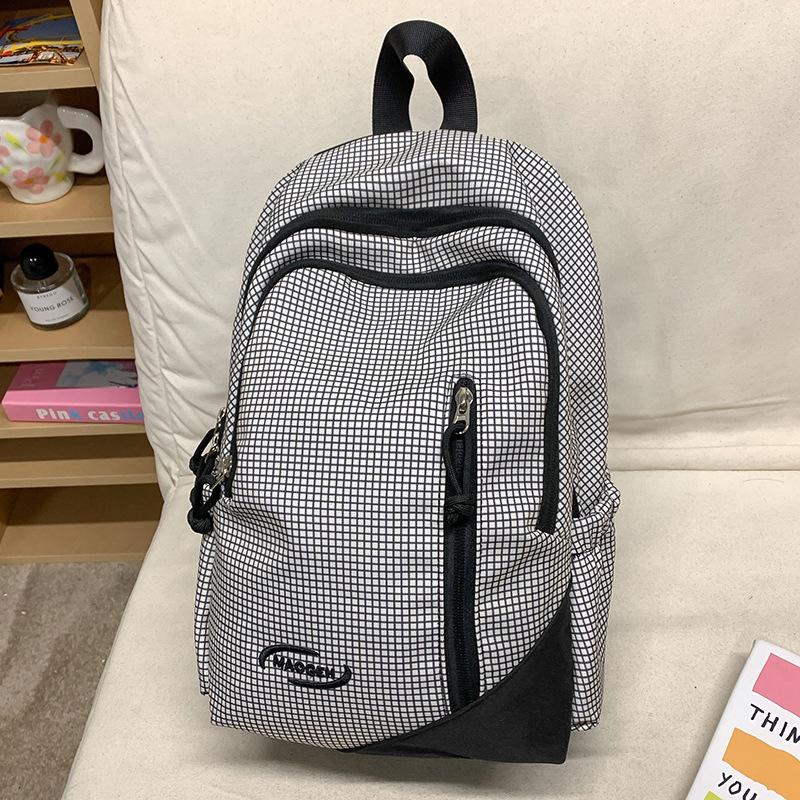Children's Schoolbags Elementary School Students  Girls Junior High School Students  High School Students  Large Capacity Splicing Backpacks