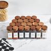 120ml Glass Spice Jars Set: Ideal for Cumin, Chili Powder, and More
