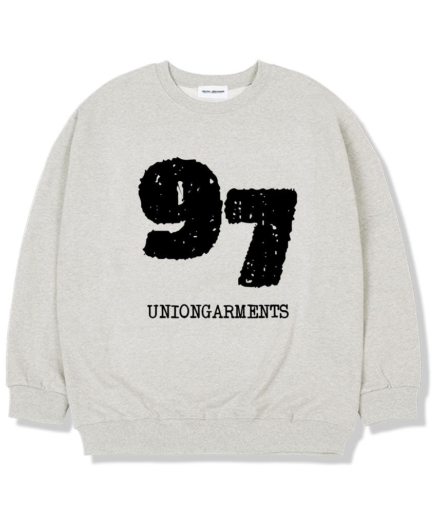 UNION GARMENTS 97 Garments Fleece-Lined Oversized Sweatshirt Oatmeal