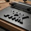 Table Saw Height Gauge Aluminum Alloy Table Saw Gauge Sturdy Precise Measuring for Woodworkers