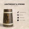 Wooden Beer Mug, Mango Wood with Sheesham Finish, Barrel Style, Lightweight & Durable, for Craft Beer, Home Bar, Café, Party, Gift (Pack of 4)