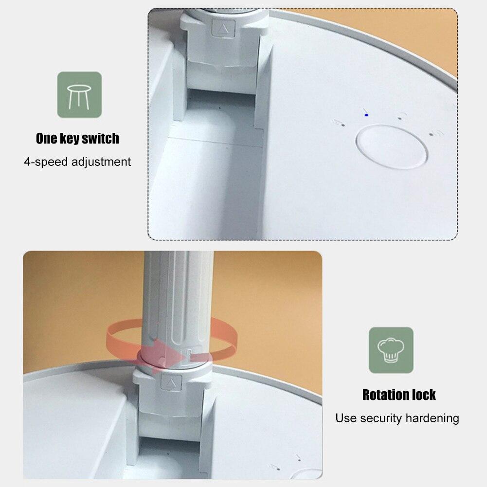 Ventilatore da pavimento telescopico pieghevole ricaricabile USB Mini ventilatore da tavolo da tavolo silenzioso estivo per studenti silenzioso per il dispositivo di raffreddamento della camera da letto dell'ufficio