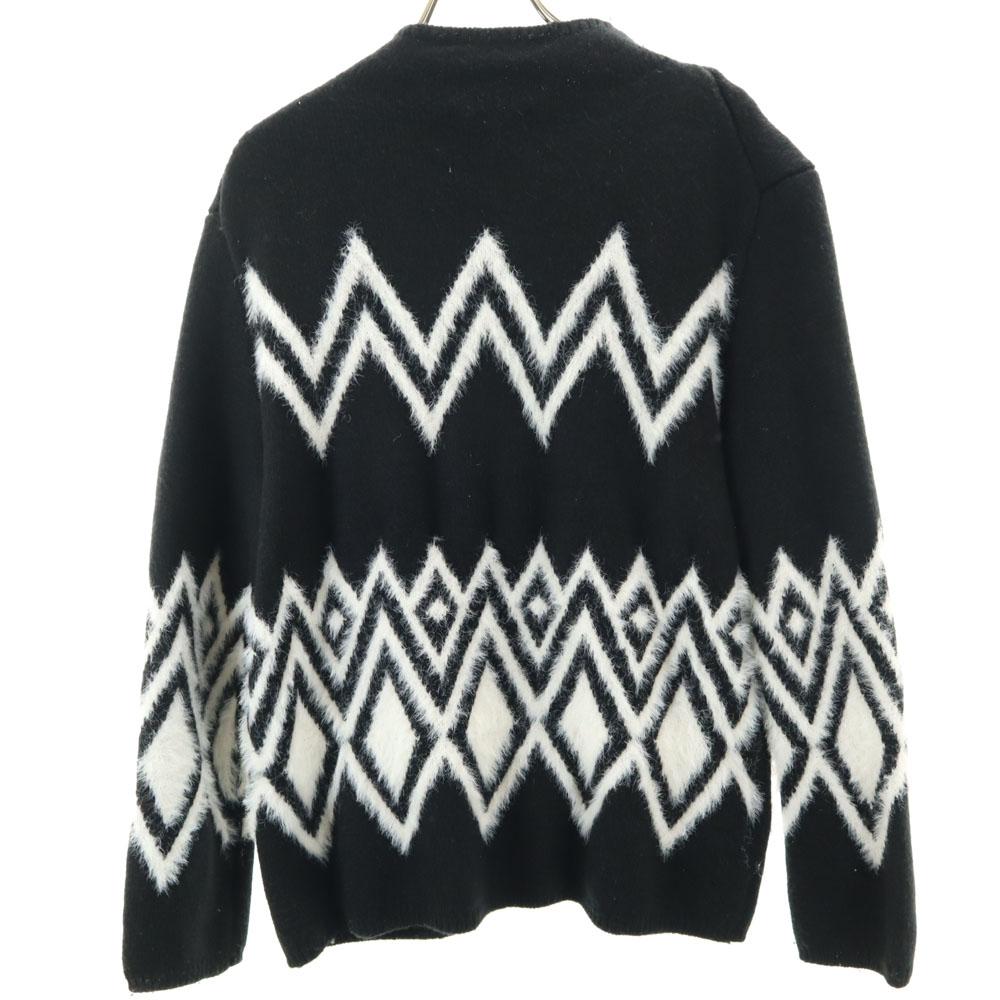 Banana Republic Ethnic Pattern Long Sleeve Sweater M Black Knit Women Used