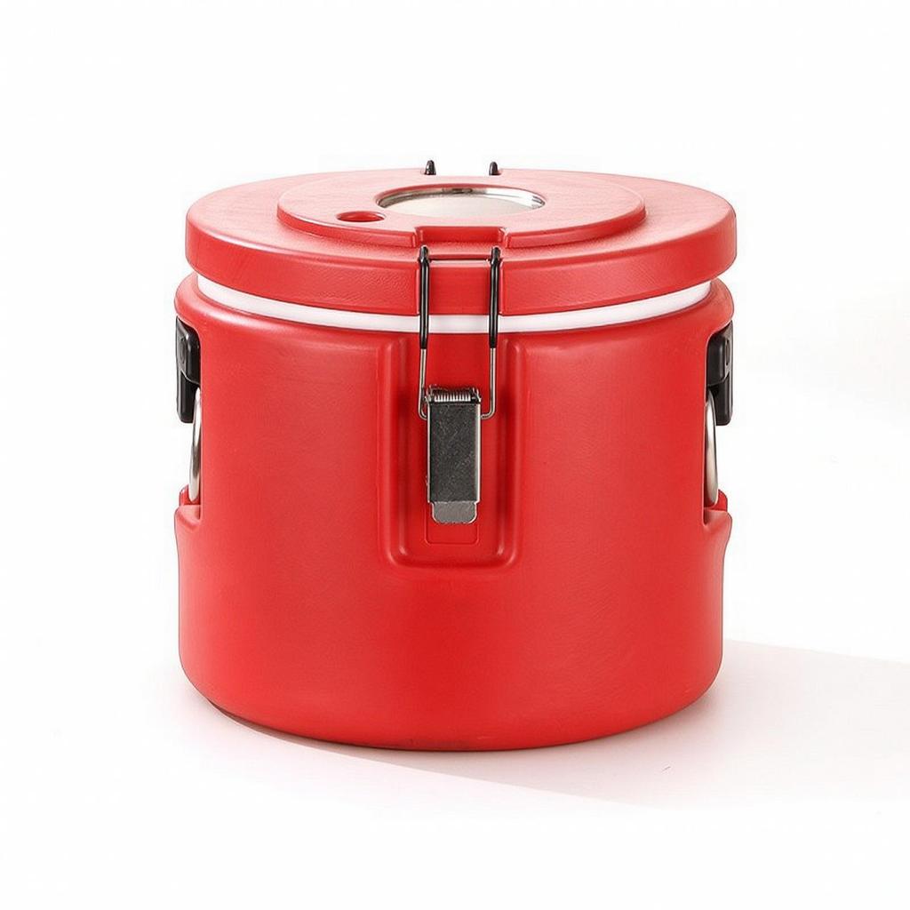 Food Container with Stainless Steel Liner Double-Layer Soup Lid