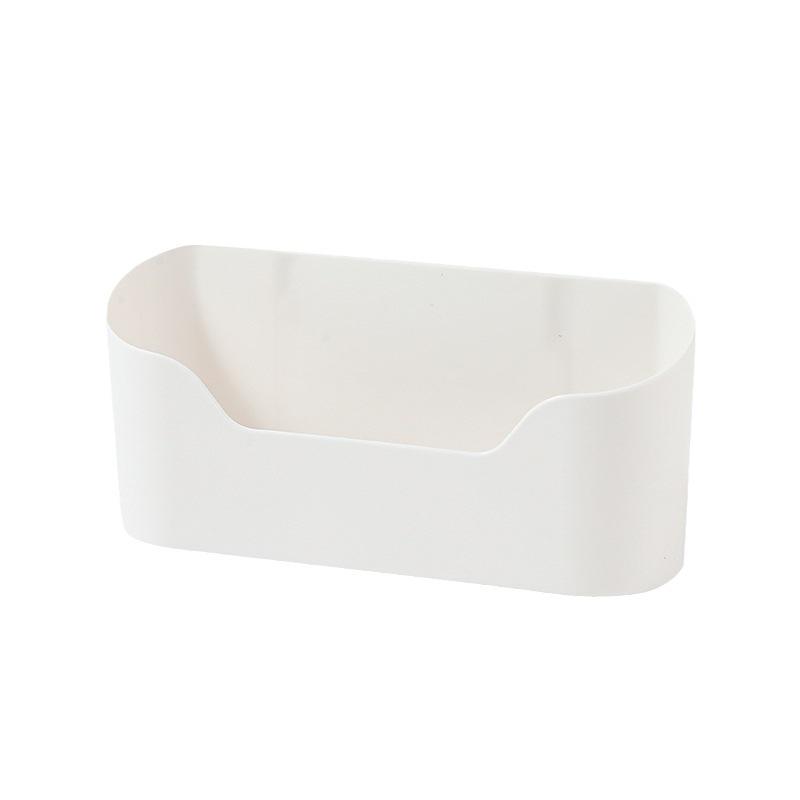 Plastový úložný box na zeď bez vrtání pro kuchyň a koupelnu