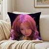 Idol Kpop QWER HHina Cushion Cover Pillowcase Antidustmite Living Room Sofa Decor Cushion Room