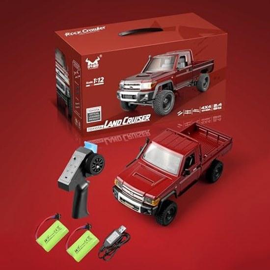MN Model 112 Toyota Land Cruiser 79 Radio Control Crawler RC Car Technical Certification Completed MN-82 4WD Off-Road 2.4G Licensed Vehicle Birthday