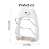Space Efficient Cookware Shelf For Kitchen Wall Mount Cutting Board Holder Cartoon Bear Pot Lid Storage Stand