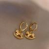 Chinese Horse New Year Cartoon Pony Earrings Rocking Pony Drop Earrings Zodiac Horse Earrings  Lady