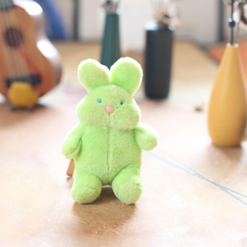 

Милый толстый кролик, маленькая подвеска, плюшевая игрушка, кукла, мультяшная сумка, подвесной брелок, кукла 12 cm.