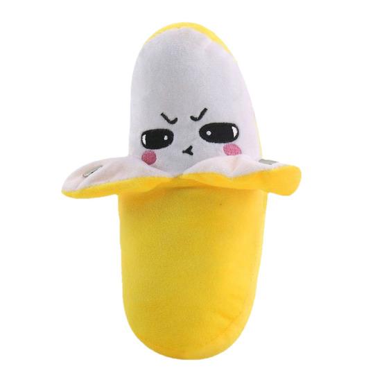 Interactive Musical Plush Toy, Banana Strawberry Sensory Stuffed Animal, Dual Mode Sound Toy for Kids, Battery Operated Christmas Birthday Gifts