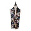 African Kente Print Scarf Stole Sash For Women Men Unisex Fashion Accessory Shawl Cotton Scarf for Black History Month