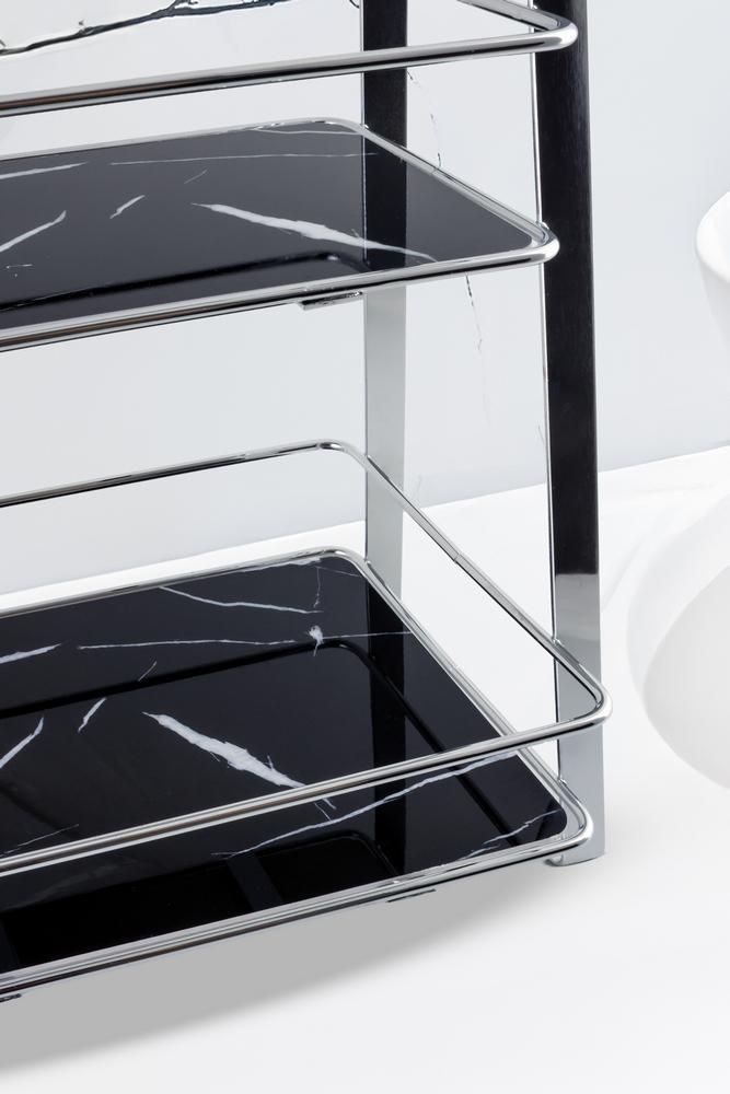 AWD INTERIOR 2014 standing shelf black marble 2 shelves