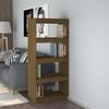 VidaXL Bookcase-Room Divider Honey Brown 60x35x135 Cm Pine