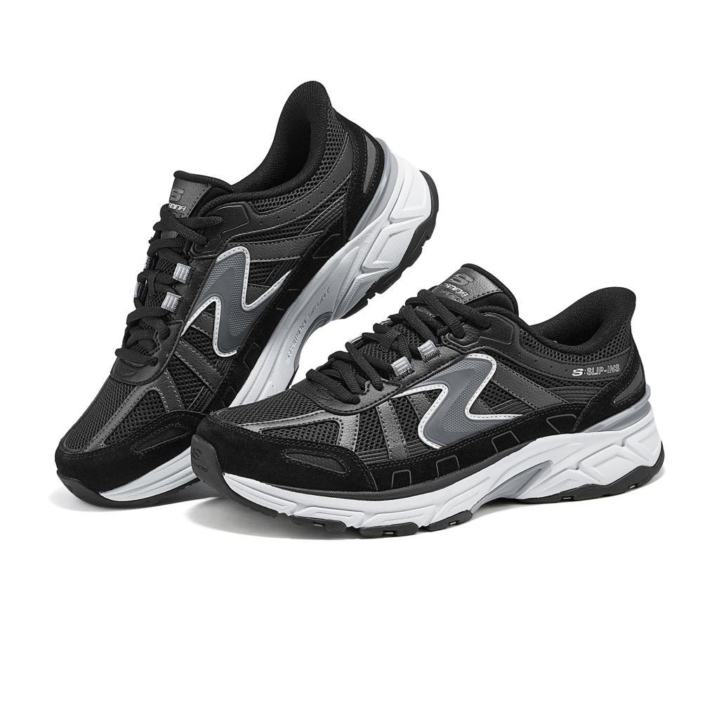 Skechers Sport Comfortable Versatile Low-Top Dad Shoes Men sneaker Black 233153-BLK