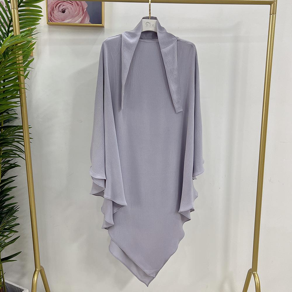 Loriya 2023 Solid Color Middle Eastern Headscarf, Large Size (Dubai, Turkey) Model HJ907