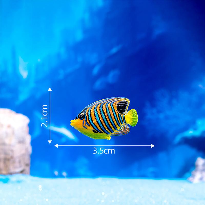 Creative Cute Kawaii Resin Ocean Animals Figurine Model  Coral Small Ornaments Diy Home Decoration Accessories Gifts