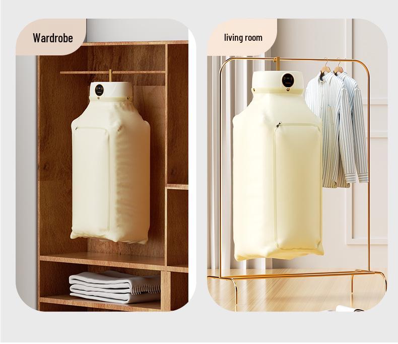Portable Foldable Clothes Dryer with Remote Control & Negative Ion Disinfection