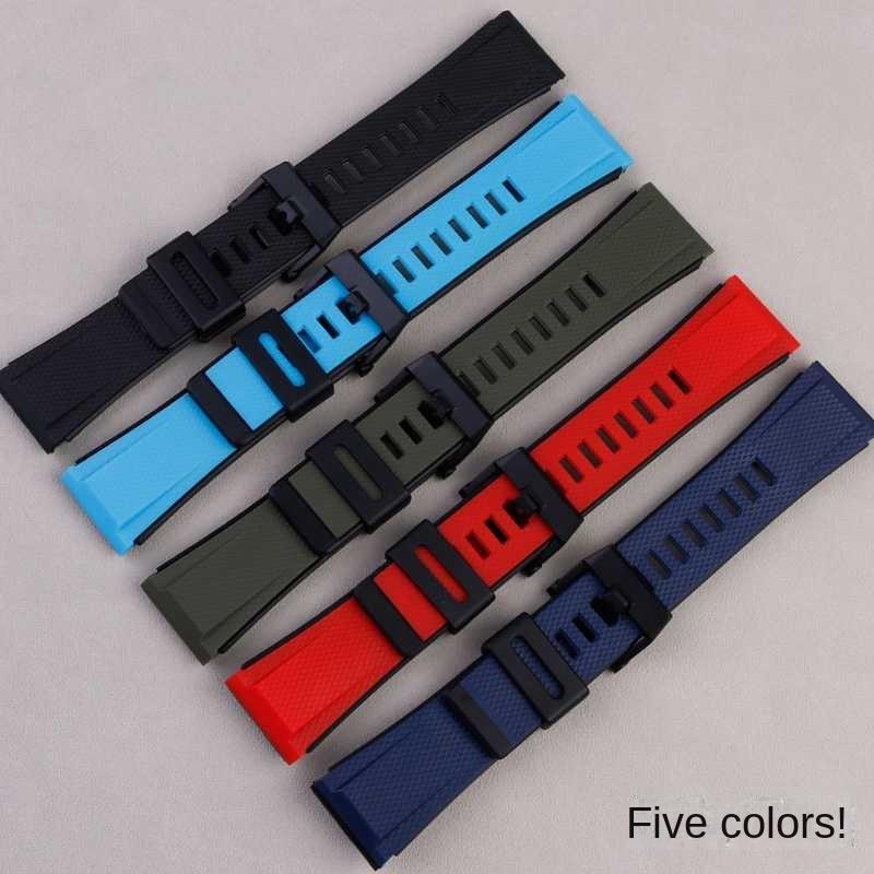 Gummiarmband für Casio G-SHOCK Achteckig GA 2000 GA-2000-1A2 PRG-600 Uhrband Wasserdichtes Silikon Sport Herren Armband Armband