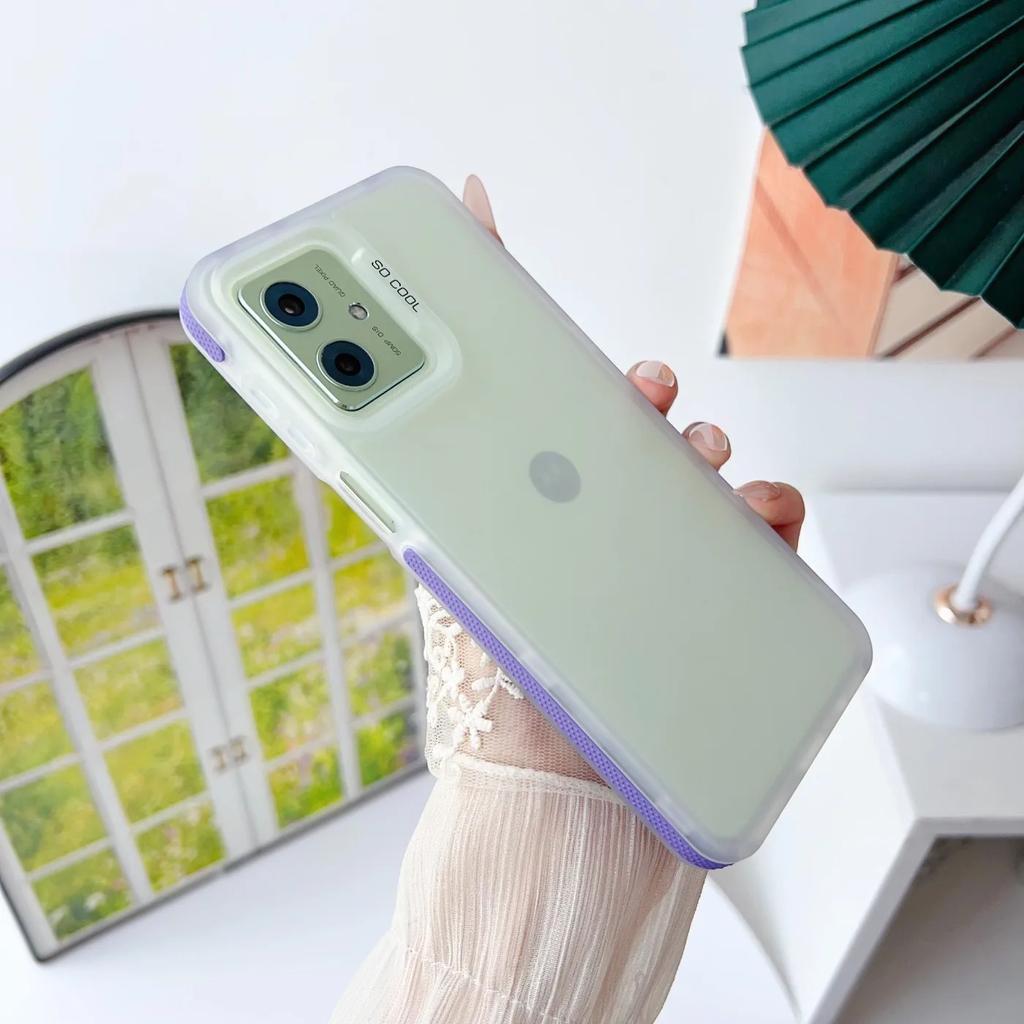 Two-tone Skin-friendly TPU Phone Case For Motorola Moto edge 40 NEO G04 G04S G24 G14 G34 G84 Edge 50 Fusion Pro Ultra TPU Cover