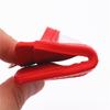 Two-sided Badge Cover PU Leather ID Sleeve Badge Holder Card Case Card Clips