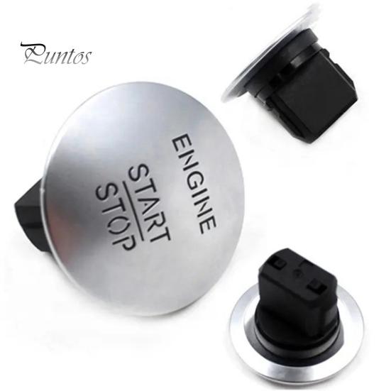 for Mercedes Benz Start Switch Button Engine Stop Benz, Car Push Metal Panel Butto Starter Switch, Button, Replacement Accessory