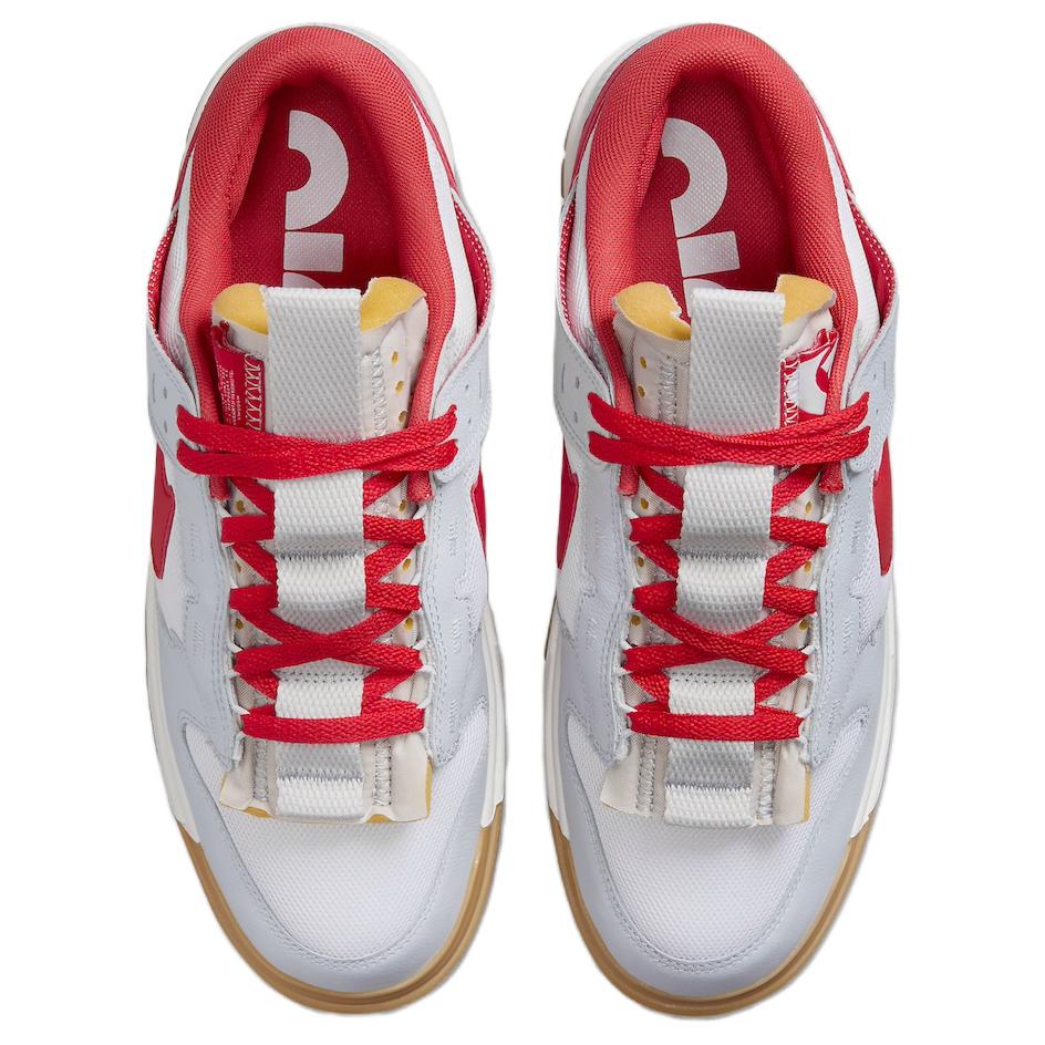 Nike Air Dunk Jumbo Ultraman Men Sneakers White Light-Crimson Pure-Platinum DV0821-102
