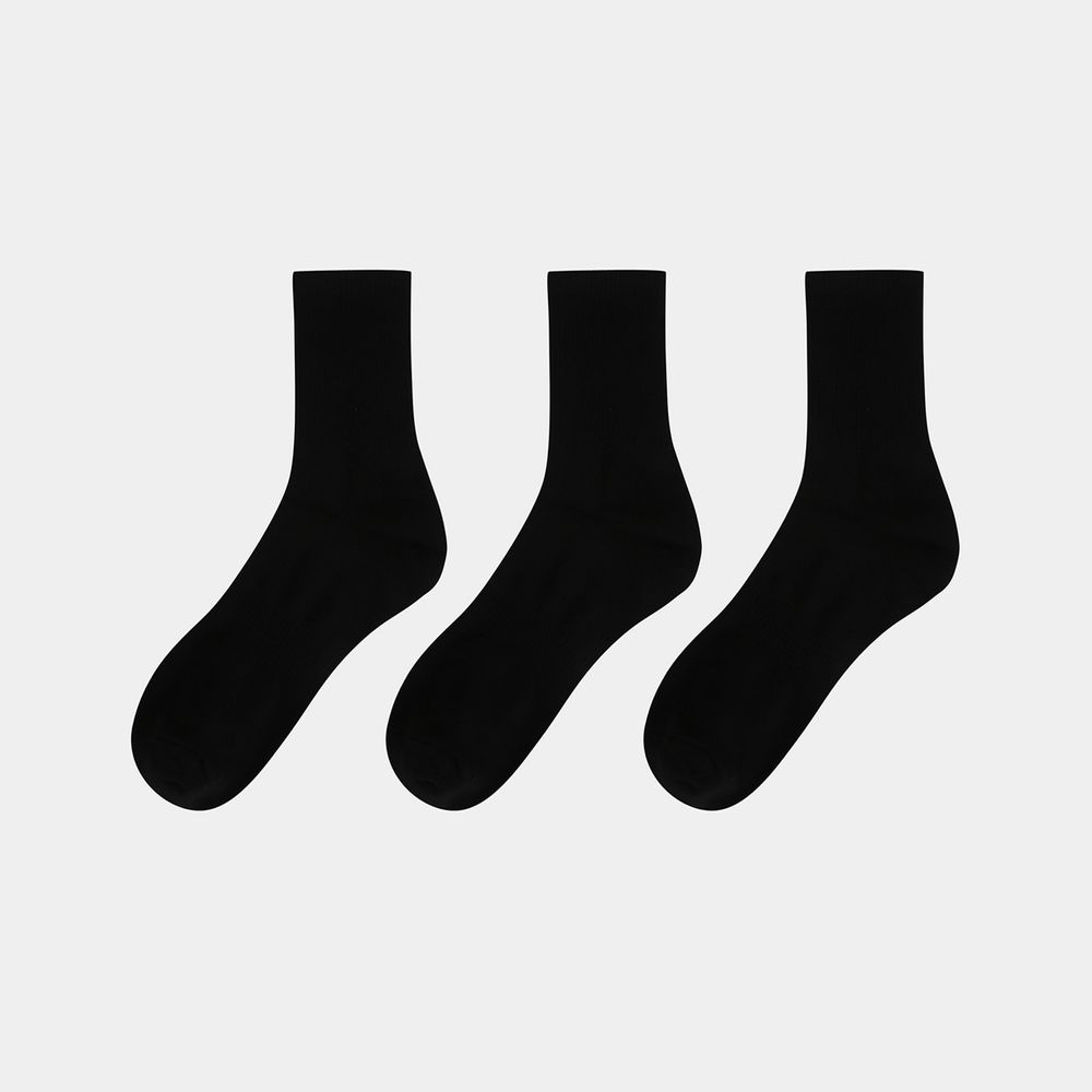 [Standard] 3-Pack Golji Middle Socks HPAO3EA921 (10)White
