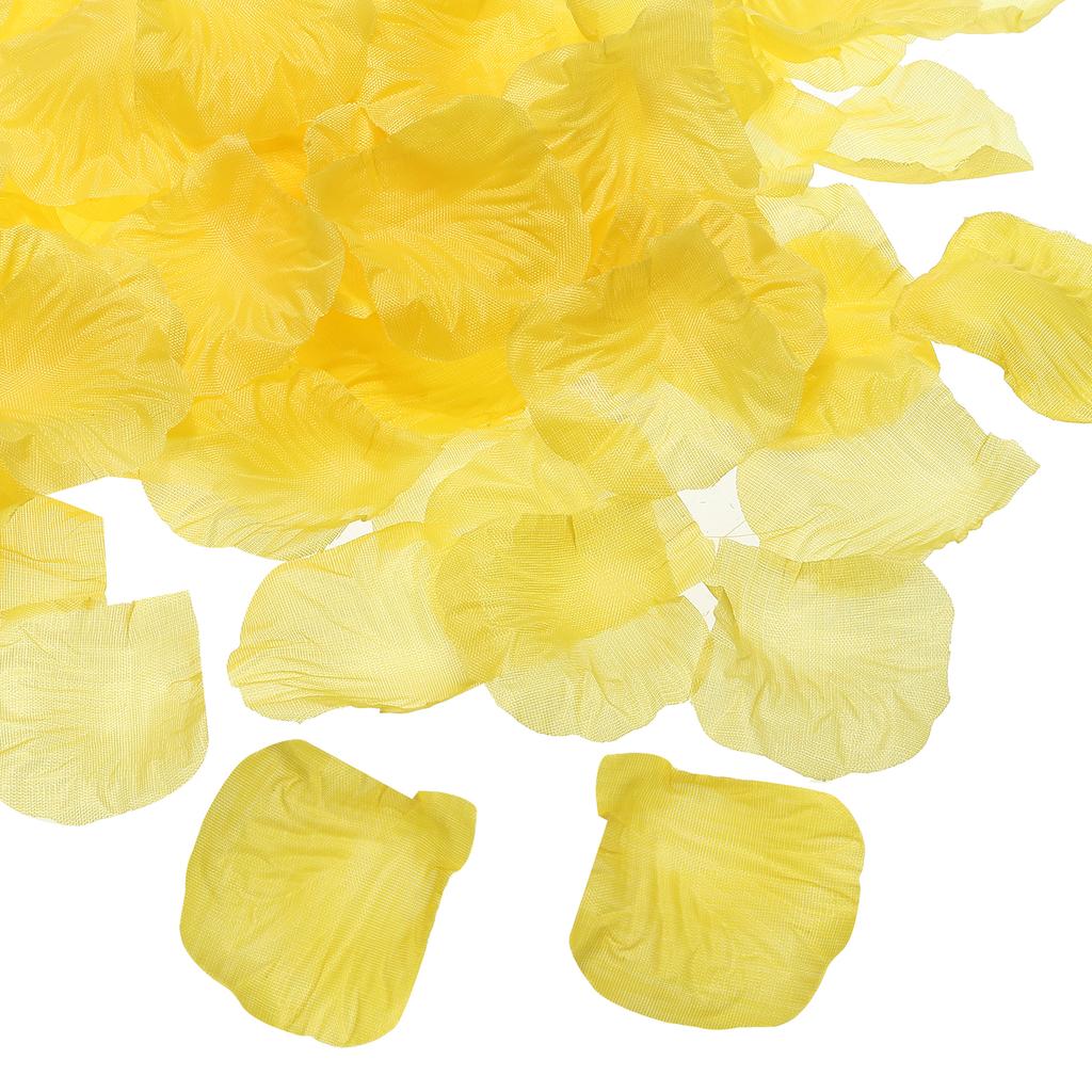 1000Pcs Artificial Rose Petals Fake Flowers Silk Petal Decoration Supplies for Romantic Night Wedding Party Event Decor