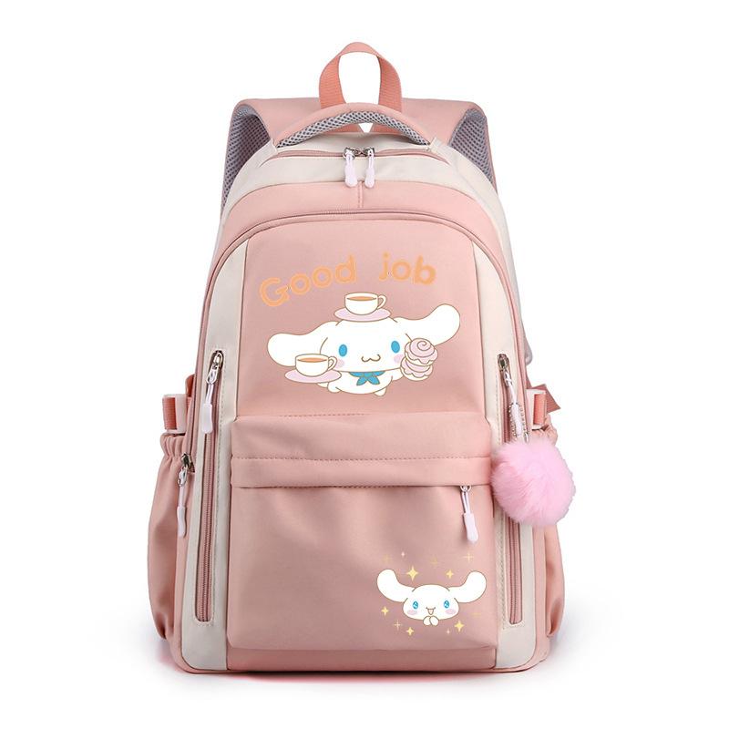Cartoon Puppy Printed College Style Backpack Student Casual Schoolbag Large Capacity Student Schoolbag