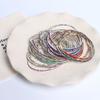 5pcs Fashion Crystal Rhinestone Stretch Bracelet For Women Elastic Wristband Wedding Bracelets Daily Female Jewelry Accessories