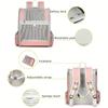 Pet Cat Carrier Backpack Breathable Portable Travel backpack for cat and dog With Anti Breakaway Belt Three-door design