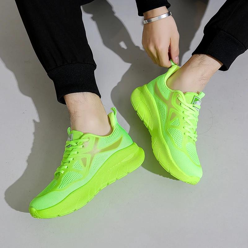 Pantofi ocazionali pentru bărbați noi, de culoare bomboană, ușoare, respirabile, pentru bărbați și femei, pantofi de alergare de fitness, pantofi sport anti-alunecare pentru cuplu