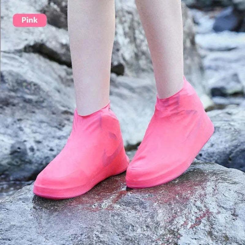 

Latex waterproof shoe cover Silicon cover Anti-sediment and rain-proof shoe cover Travel rainy days Outdoor waterproof latex shoe cover l size [39-46 size]