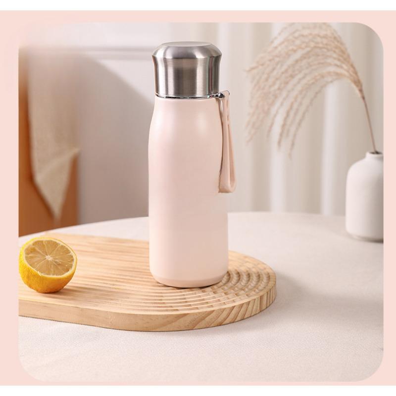 

Велосипедный спортивный чайник большой емкости, кружка из нержавеющей стали 316, удобная чашка рыцаря, высококачественный изолированный горшок для улицы 480ml розовый