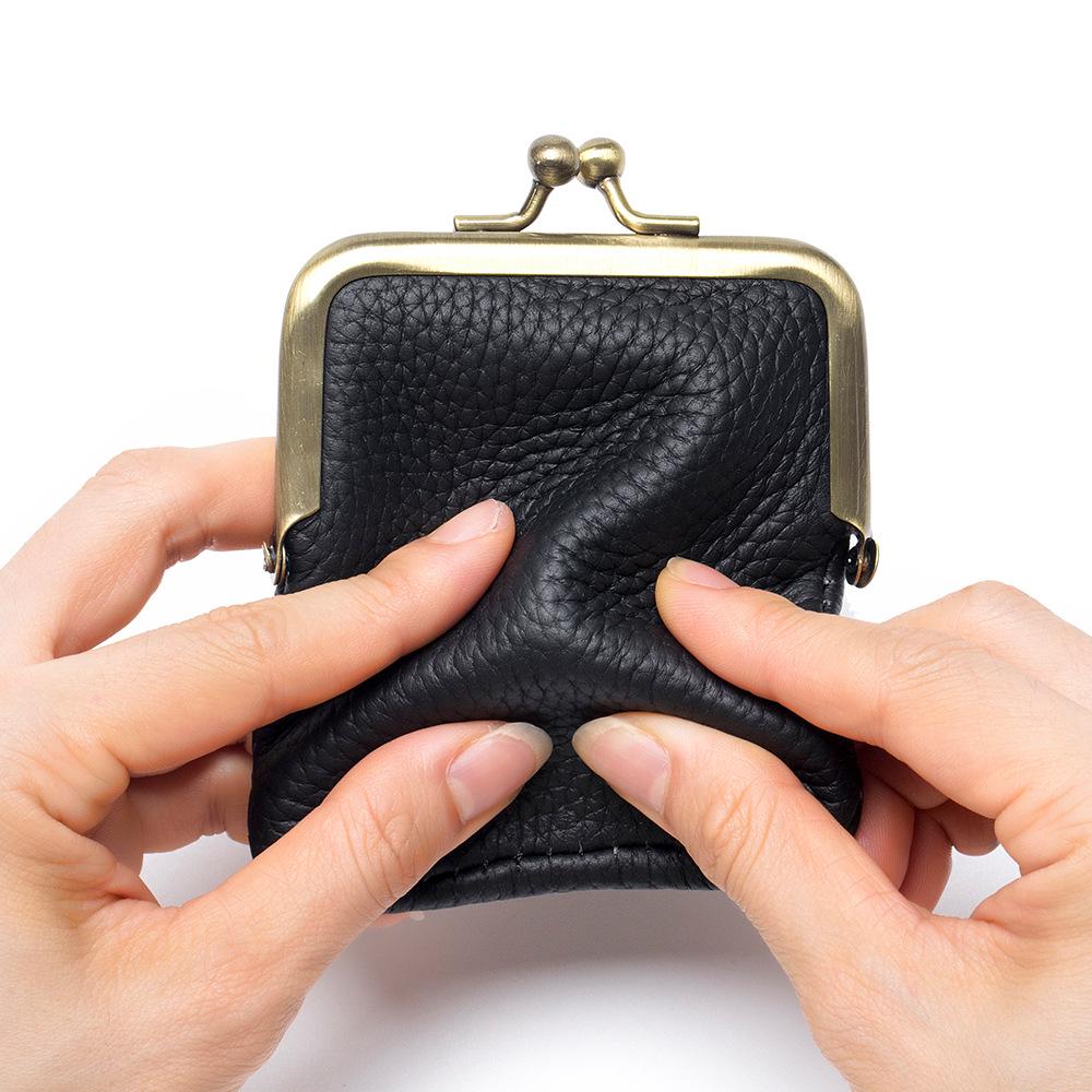 Mini Compact Coin Purse & Card Holder - Stylish Japanese Design for Women