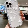 Ins Butterfly for Iphone17pro Mobile Phone Case Apple 15 Bracelet 1413promax New 16 Women