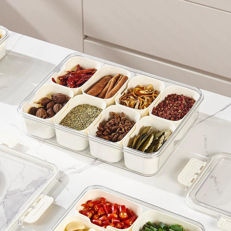 Portable Moisture-Proof Seasoning and Ingredient Storage Box