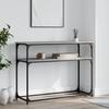 VidaXL Console Table Sonoma Grey 100x35.5x75 Cm Engineered Wood 834068