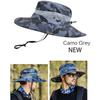 Foldable Bucket Hat for Adult Teenagers Wide Brim Foldable Fisherman Hat Spring Summer Anti-uv Hat Camouflage Design