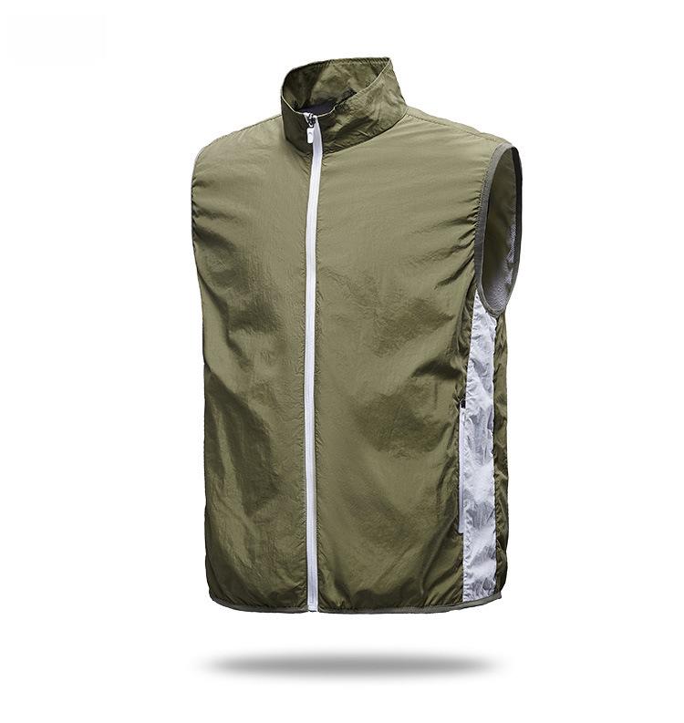 Summer Cooling Suit: High-Tech Fan Vest and Camouflage Fishing Vest for Men