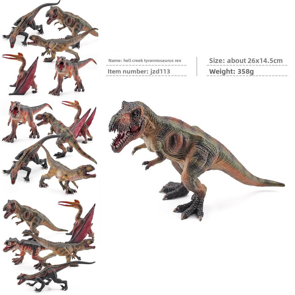 Jurassic Dinosaurier Velociraptor Tyrannosaurus Modell PVC Figur Für Kinder Und Sammler