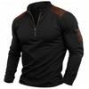 Mens Cowboy Classic Vintage Graphic Western Long Sleeve Half Zip Pullover Retro Warmer Sweatshirts