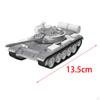 1/48 Scale Armored Tank Model Alloy DIY Assembly Craft for Home Decor