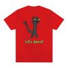 Toothless Dance Meme Let's Dance Meme T Shirt Men Women Fashion Retro Gothic Funny T-shirts Casual Cotton Oversized T-shirt Tops
