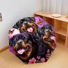1 PC Automatic Folding Umbrella - Rottweiler Dogs Pattern, Portable & Foldable Design with 8 Ribs, Christmas Birthday Gifts