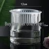 Hydroponic Glass Cylinder Vase for Pothos & Peace Lily - Transparent Water Culture Container with Free Shipping.